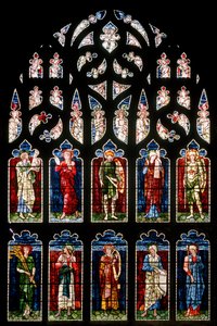 Ashton Under Lyne, Igreja Congregacional de Albion, Morris & Co., Edward Burne-Jones, Transept do Sul, 1896 de Edward Burne Jones